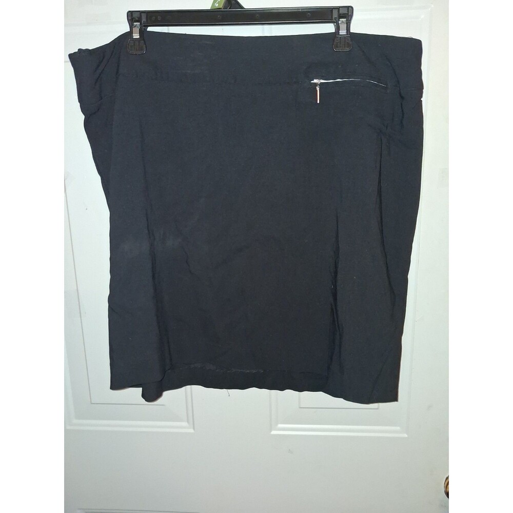 Lane Bryant Black Pull On Pencil Skirt Womens Size 22 Stretch Career Office Plus